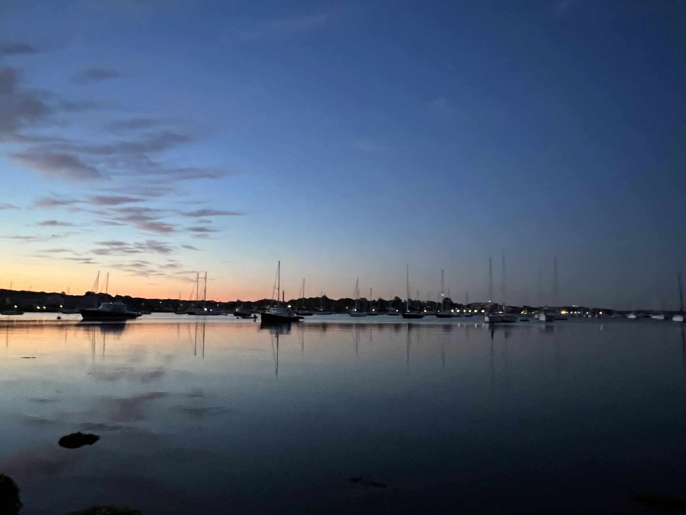 Harbor at dusk